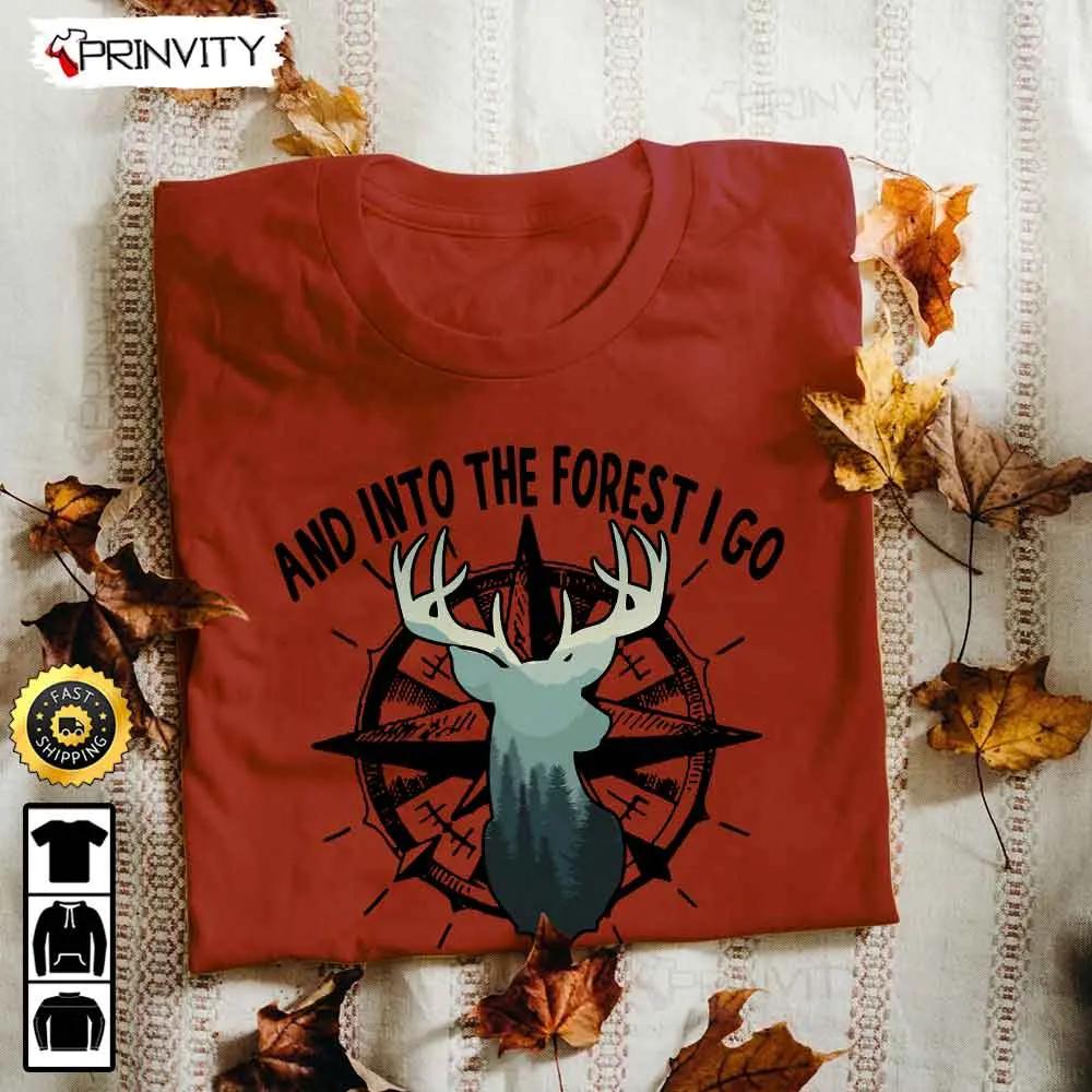 And Into The Forest I Go To Lose My Mind And Find My Soul Camping T-Shirt, Rv Park, Campsite, Campgrounds, Gifts For Camping Lover, Unisex Hoodie, Sweatshirt, Long Sleeve - Prinvity