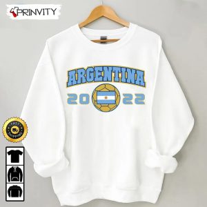 Argentina Lionel Messi M10 Quatar World Cup 2022 Champion T Shirt Best Player World Cup 2022 Unisex Hoodie Sweatshirt Long Sleeve Prinvity 3
