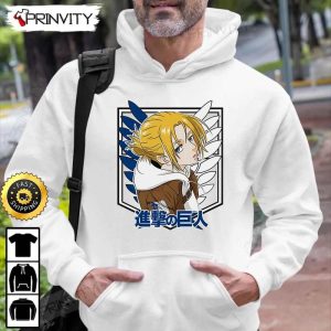 Attack on Titan Manga Annie Leonhart T Shirt Anime Japanese Manga Series Eren Yeager Levi Ackerman Unisex Hoodie Sweatshirt Long Sleeve Prinvity HD010 3