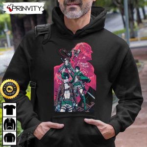 Attack on Titan Manga Shingeki No Kyojin T Shirt Anime Japanese Manga Series Levi Ackerman Eren Yeager Unisex Hoodie Sweatshirt Long Sleeve Prinvity HD022 5