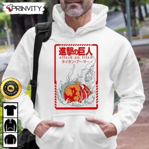 Attack on Titan Manga T Shirt Anime Japanese Manga Series Eren Yeager Levi Ackerman Shingeki No Kyojin Unisex Hoodie Sweatshirt Long Sleeve Prinvity HD027 2