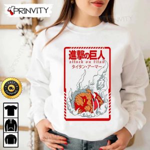 Attack on Titan Manga T Shirt Anime Japanese Manga Series Eren Yeager Levi Ackerman Shingeki No Kyojin Unisex Hoodie Sweatshirt Long Sleeve Prinvity HD027 4