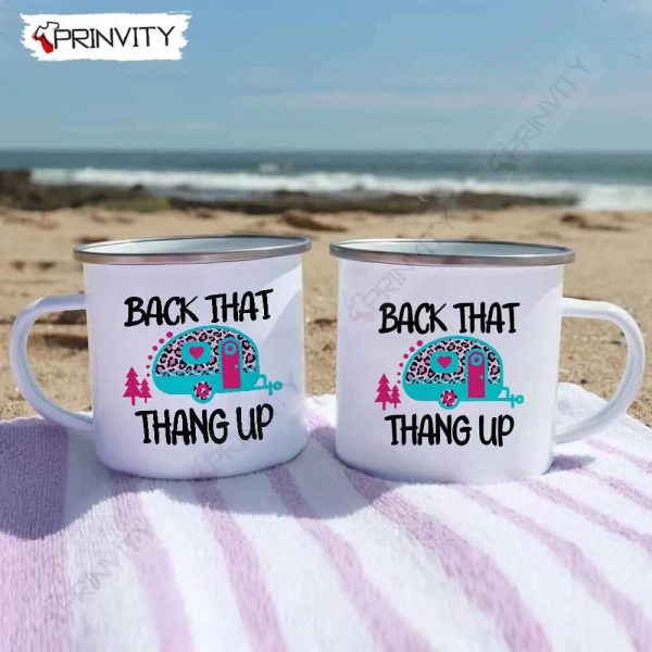 Back That Thang Up Camping 12oz Camping Mug, Rv Park, Campsite, Gifts For Camping Lover – Prinvity