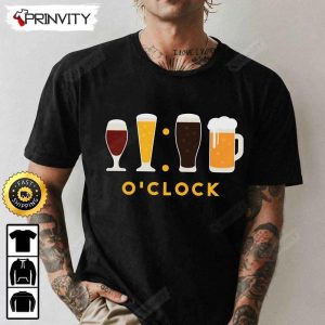 Beer O'Clock T-Shirt, International Beer Day 2023, Gifts For Beer Lover, Budweiser, IPA, Modelo, Bud Zero, Unisex Hoodie, Sweatshirt, Long Sleeve - Prinvity