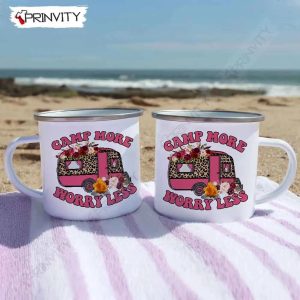 Camping More Worry Less 12oz Camping Cup RV Park Campsite Gifts For Camping Lover Prinvity HD004 5