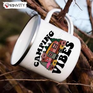 Camping Vibes 12oz Camping Cup RV Park Campsite Gifts For Camping Lover Prinvity HD007 3