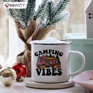 Camping Vibes 12oz Camping Cup RV Park Campsite Gifts For Camping Lover Prinvity HD007 4