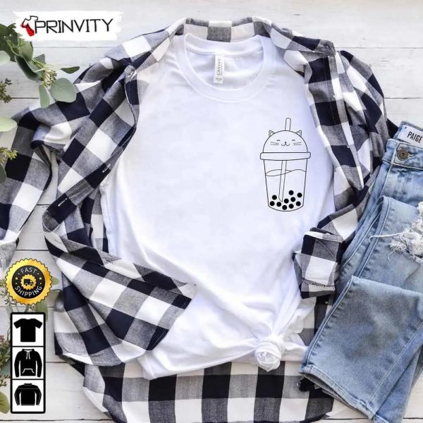 Cat Boba T-Shirt, Frog Boba, Koala Boba, Bubble Tea, Gift For Boba Lover, Gift For Her, K-Pop Shirt, K-Drama Tee, Unisex Hoodie, Sweatshirt, Long Sleeve – Prinvity