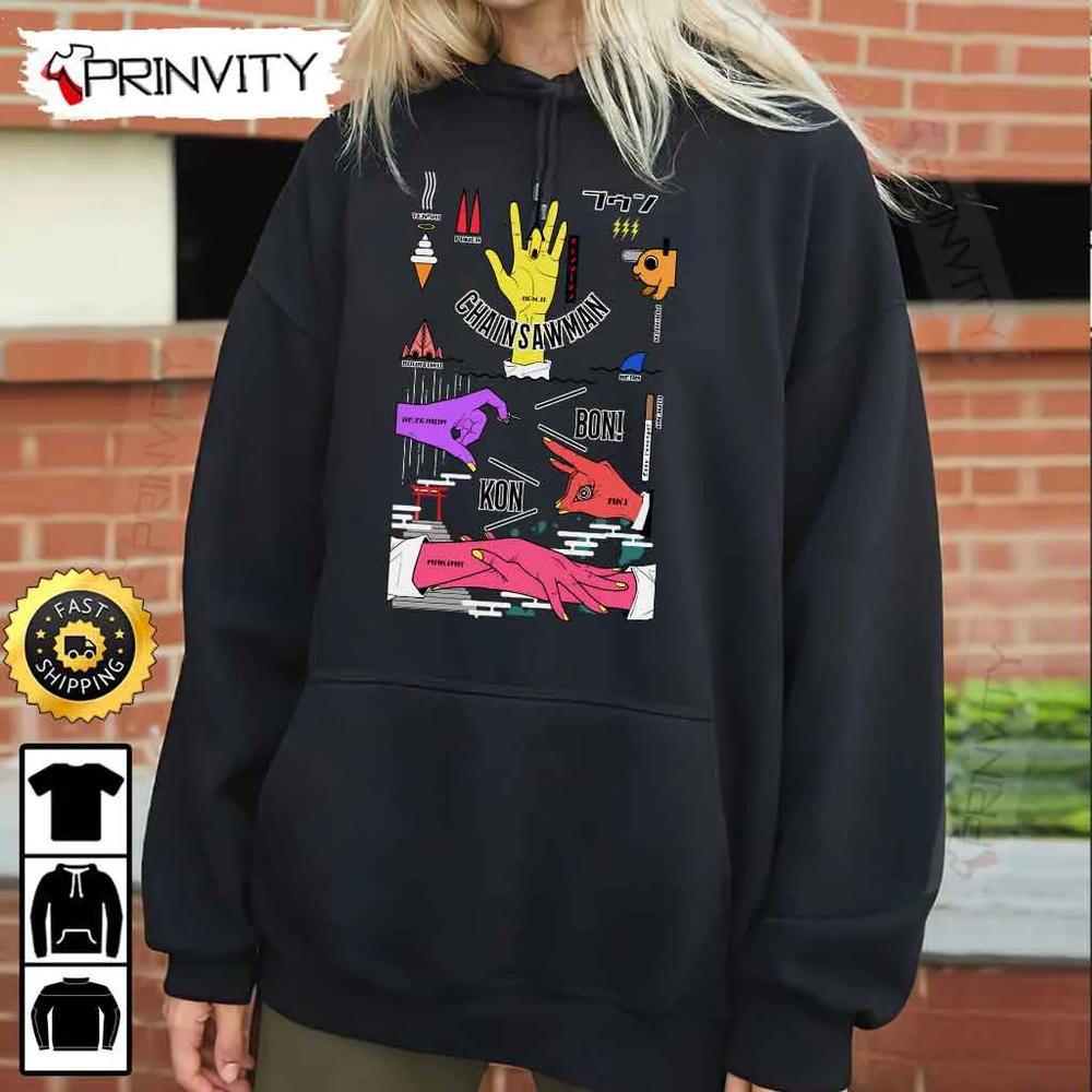 Chainsaw Man Aki Hayakawa Denji Makima T-Shirt, Chainsaw Man Anime Manga Series, Unisex Hoodie, Sweatshirt, Long Sleeve, Tank Top - Prinvity Chainsaw Man Aki Hayakawa Denji Makima T-Shirt, Chainsaw Man Anime Manga Series, Unisex Hoodie, Sweatshirt, Long Sleeve, Tank Top - Prinvity