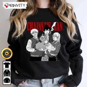 Chainsaw Man Aki Hayakawa Power Denji T Shirt Chainsaw Man Anime Manga Series Unisex Hoodie Sweatshirt Long Sleeve Tank Top Prinvity HD13461 7