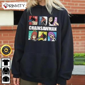 Chainsaw Man T Shirt Chainsaw Man Anime Power Japanese Manga Fujimoto Tatsuki Unisex Hoodie Sweatshirt Long Sleeve Tank Top Prinvity HD13460 6