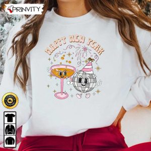 Cheers To The New Year T Shirt 2023 Happy New Year Happy New Year Tee 2023 Christmas Unisex Hoodie Sweatshirt Long Sleeve Prinvity 2 1