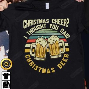 Christmas Cheer Christmas Beer T Shirt International Beer Day 2023 Gifts For Beer Lover Budweiser IPA Modelo Bud Zero Unisex Hoodie Sweatshirt Long Sleeve HD005 2