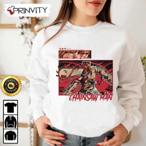 Denji And Reze Chainsaw Man T Shirt Chainsaw Man Anime Power Japanese Manga Fujimoto Tatsuki Unisex Hoodie Sweatshirt Long Sleeve Tank Top Prinvity 3 1