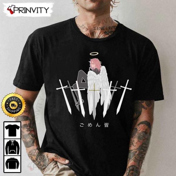 Denji Chainsaw Man Anime T-Shirt, Power, Aki Hayakawa, Makima, Chainsaw Man Manga Series, Unisex Hoodie, Sweatshirt, Long Sleeve, Tank Top – Prinvity