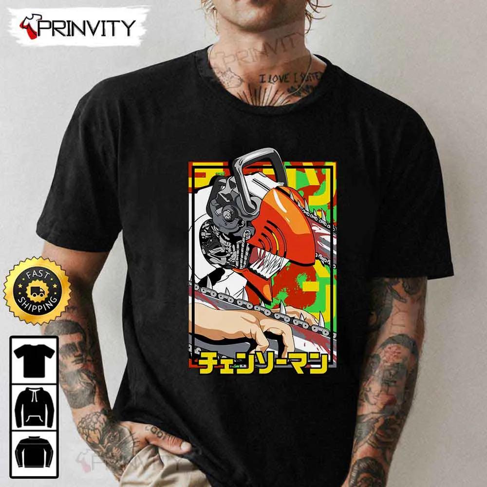 Chainsaw Man Denji Anime T-Shirt, Chainsaw Man Power, Japanese Manga, Fujimoto Tatsuki, Unisex Hoodie, Sweatshirt, Long Sleeve, Tank Top - Prinvity Chainsaw Man Denji Anime T-Shirt, Chainsaw Man Power, Japanese Manga, Fujimoto Tatsuki, Unisex Hoodie, Sweatshirt, Long Sleeve, Tank Top - Prinvity