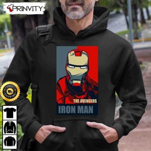 Iron Man The Avengers Marvel T Shirt Tony Stark Supper Hero Unisex Hoodie Sweatshirt Long Sleeve Prinvity HD006 8