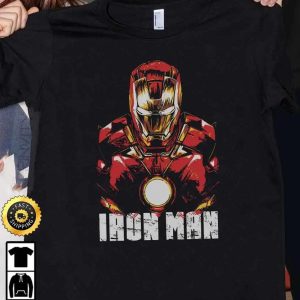 Iron Man Tony Stark Marvel T Shirt The Avengers Supper Hero Unisex Hoodie Sweatshirt Long Sleeve Prinvity HD004 2