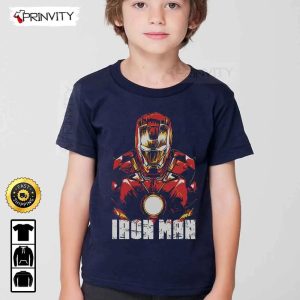 Iron Man Tony Stark Marvel T Shirt The Avengers Supper Hero Unisex Hoodie Sweatshirt Long Sleeve Prinvity HD004 3