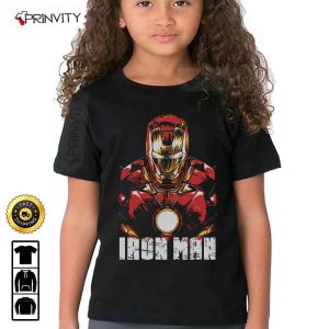 Iron Man Tony Stark Marvel T Shirt The Avengers Supper Hero Unisex Hoodie Sweatshirt Long Sleeve Prinvity HD004 4