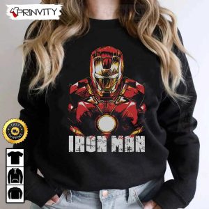 Iron Man Tony Stark Marvel T Shirt The Avengers Supper Hero Unisex Hoodie Sweatshirt Long Sleeve Prinvity HD004 5