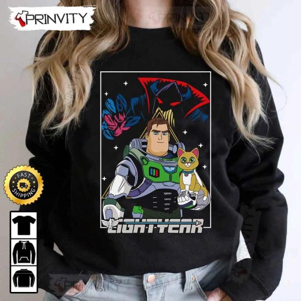 Lightyear T-Shirt, Disney Pixar, Toy Story, Unisex Hoodie, Sweatshirt, Long Sleeve – Prinvity