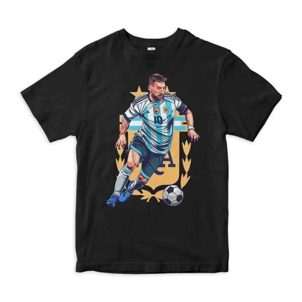 Lionel Messi Argentina Art Qatar World Cup 2022 Champion T-Shirt, Legends & Goats, Best Player World Cup 2022, Argentina, Unisex Hoodie, Sweatshirt, Long Sleeve – Prinvity