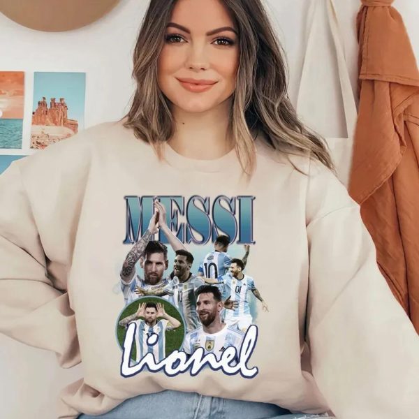 Lionel Messi Argentina Qatar World Cup 2022 Champion T-Shirt, Legends & Goats, Best Player World Cup 2022, Argentina, Unisex Hoodie, Sweatshirt, Long Sleeve – Prinvity