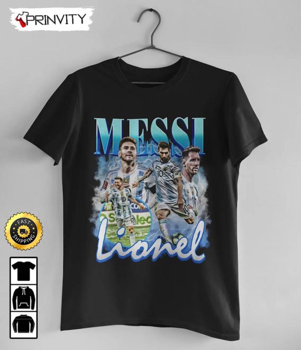 Lionel Messi Legends & Goats Qatar World Cup 2022 Champion T-Shirt, Best Player World Cup 2022, M10 Argentina, Unisex Hoodie, Sweatshirt, Long Sleeve – Prinvity