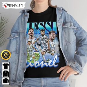 Lionel Messi Legends Goats Quatar World Cup 2022 Champion T Shirt Best Player World Cup 2022 M10 Argentina Unisex Hoodie Sweatshirt Long Sleeve Prinvity 2