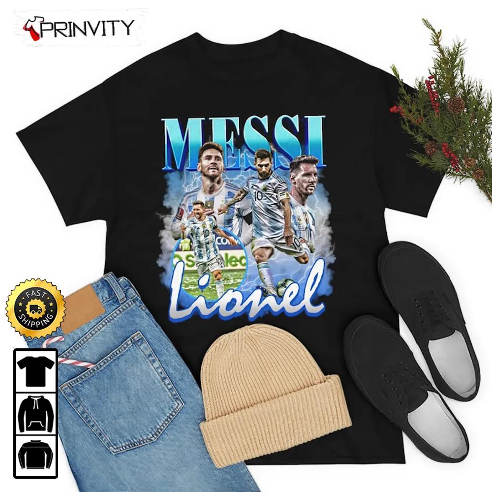 Lionel Messi Legends & Goats Qatar World Cup 2022 Champion T-Shirt, Best Player World Cup 2022, M10 Argentina, Unisex Hoodie, Sweatshirt, Long Sleeve - Prinvity