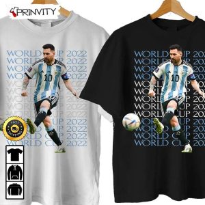 Lionel Messi M10 Qatar World Cup 2022 Champion T-Shirt, Legends & Goats, Best Player WC 2022, Argentina, Unisex Hoodie, Sweatshirt, Long Sleeve - Prinvity