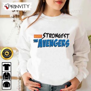 Marvel Strongest The Avengers T Shirt Supper Hero Unisex Hoodie Sweatshirt Long Sleeve Prinvity HD008 4