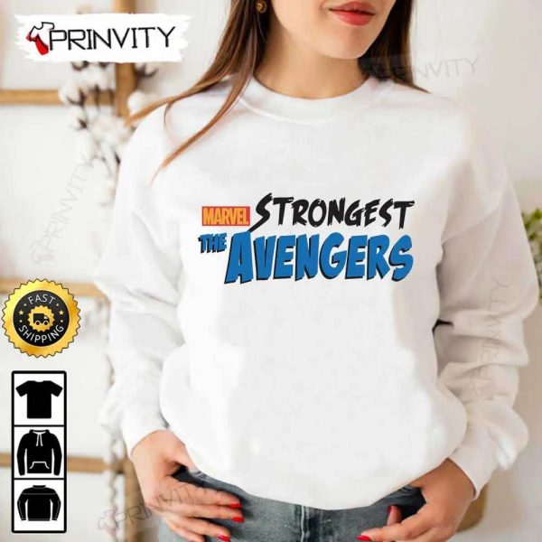 Marvel Strongest The Avengers T-Shirt, Supper Hero, Unisex Hoodie, Sweatshirt, Long Sleeve – Prinvity
