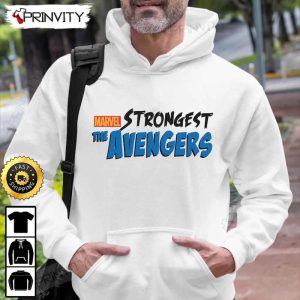 Marvel Strongest The Avengers T Shirt Supper Hero Unisex Hoodie Sweatshirt Long Sleeve Prinvity HD008 5