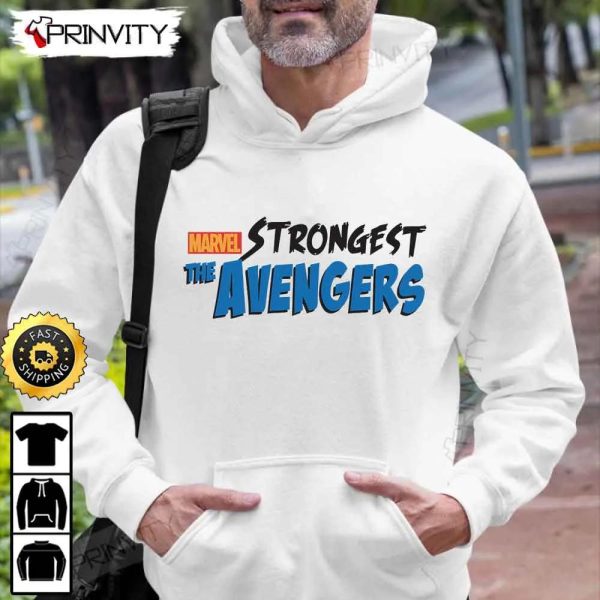 Marvel Strongest The Avengers T-Shirt, Supper Hero, Unisex Hoodie, Sweatshirt, Long Sleeve – Prinvity