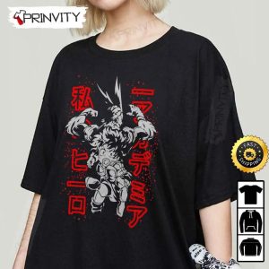 My Hero Academia Manga Izuku Midoriya T Shirt Hero Academia Anime Manga Series Deku Bakugou Uraraka All Might Unisex Hoodie Sweatshirt Long Sleeve Prinvity HD0006 2