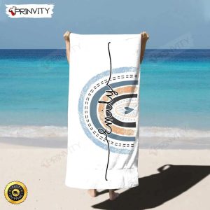Personalized Beach Towel Custom Name Background And Font Best Beach Towel For Quick Drying And Comfort Prinvity HD47191 2