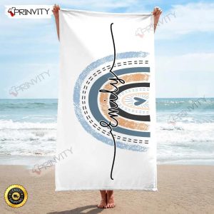 Personalized Beach Towel Custom Name Background And Font Best Beach Towel For Quick Drying And Comfort Prinvity HD47191 3