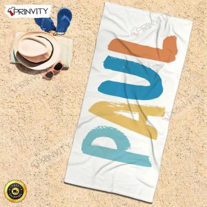 Personalized Beach Towel Custom Name Background And Font Best Beach Towel For Quick Drying And Comfort Prinvity HD59605 3