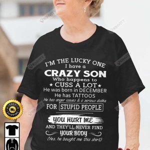 Personalized Birth Month Son Tattoos T-Shirt, Crazy Son, Gifts For Mother’s Day 2023, Best Gift For Your Mom, Unisex Hoodie, Sweatshirt, Long Sleeve – Prinvity