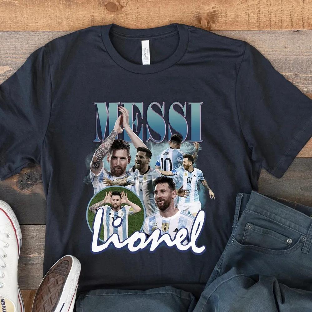 Lionel Messi Argentina Qatar World Cup 2022 Champion T-Shirt, Legends & Goats, Best Player World Cup 2022, Argentina, Unisex Hoodie, Sweatshirt, Long Sleeve - Prinvity