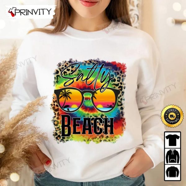 Salty Beach Summer T-Shirt, Unisex Hoodie, Sweatshirt, Long Sleeve – Prinvity