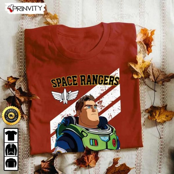 Space Ranger Buzz Lightyear T-Shirt, Disney Pixar, Toy Story, Unisex Hoodie, Sweatshirt, Long Sleeve – Prinvity