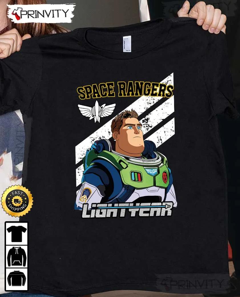 Space Ranger Buzz Lightyear T-Shirt, Disney Pixar, Toy Story, Unisex Hoodie, Sweatshirt, Long Sleeve - Prinvity