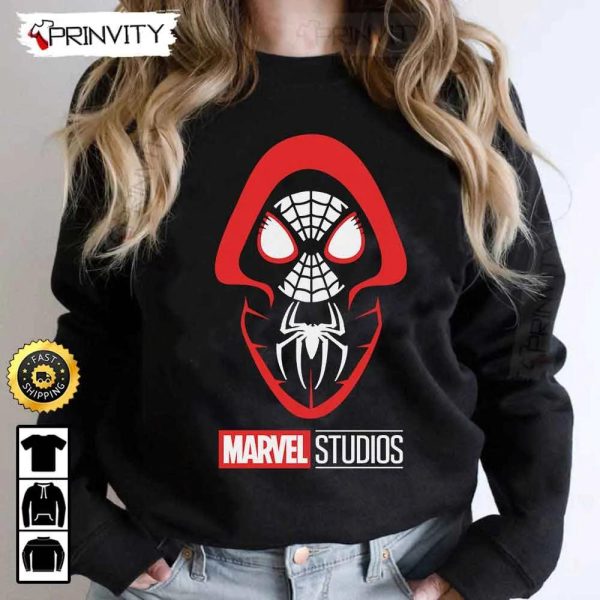 Spiderman Marvel Studios The Avengers T-Shirt, Supper Hero, Unisex Hoodie, Sweatshirt, Long Sleeve – Prinvity