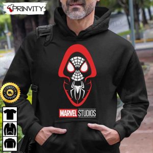 Spiderman Marvel Studios The Avengers T Shirt Supper Hero Unisex Hoodie Sweatshirt Long Sleeve Prinvity HD010 7