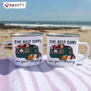 The Best Days Are Spent Camping 12oz Camping Cup RV Park Campsite Gifts For Camping Lover Prinvity HD019 5