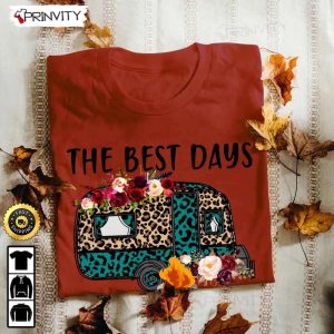 The Best Days Are Spent Camping T Shirt RV Park Campsite Gifts For Camping Lover Unisex Hoodie Sweatshirt Long Sleeve Prinvity HD019 3