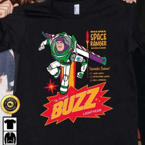 The Original Buzz Lightyear T Shirt Deluxe Space Ranger Disney Pixar Toy Story Unisex Hoodie Sweatshirt Long Sleeve Prinvity HD002 3